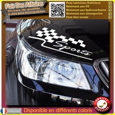 sticker autocollant damier