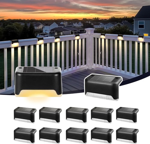 12pack solar deck lights - 12pack,
