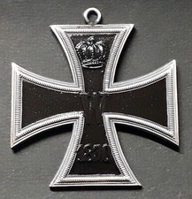 ALLEMAGNE PRUSSE ORDRE DE LA CROIX DE FER 1870 Superbe reproduction 66 mm