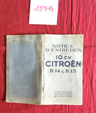 N°15914  / CITROEN B14 et B15