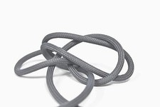 6m 3x1, 5mm ² Premium Design Textile Cable Gris Foncé Haut Eu Qualité Matériel