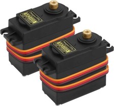 2 x servo numérique transmission métallique rapide étanche pour bras d'avion RC