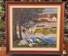 ANCIEN TABLEAU HS PANNEAU BOIS