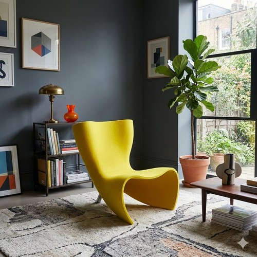 Cappellini felt chair vintage - cappellini,
