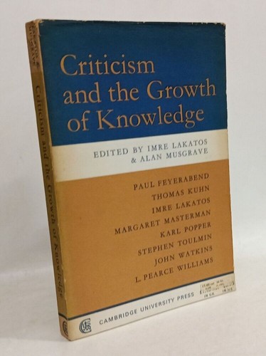 Criticism the growth of - &,