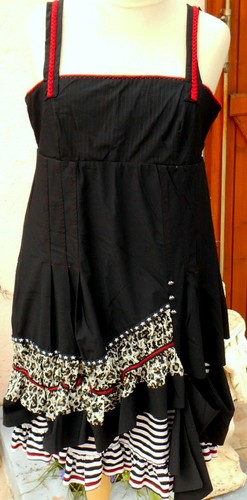 Robe noir mode est - robe,