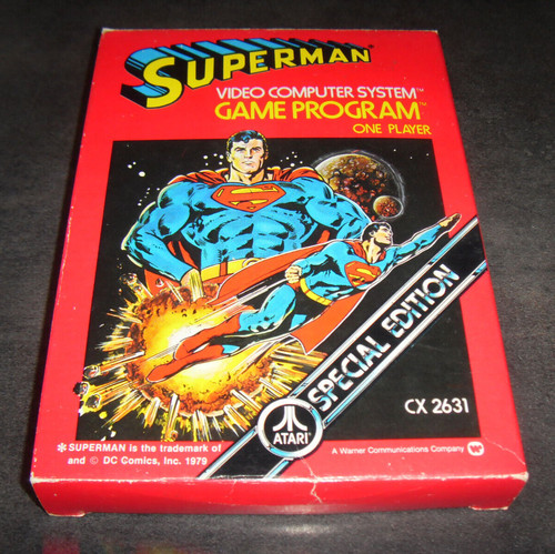 Atari 2600 superman 1st - -,