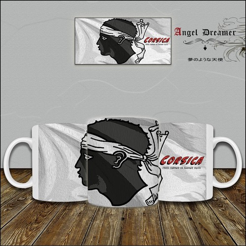 Mug tasse drapeau - mug, corse