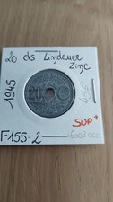 Pièce de 20 centimes zinc Lindauer 1945 - SUP