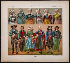 1890 - Costumes de Bretagne