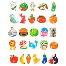 Puzzle éducatif Abc en bois