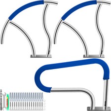 VEVOR Main Courante Rampe de Piscine Acier Inoxydable Barre d'Appui avec Housse