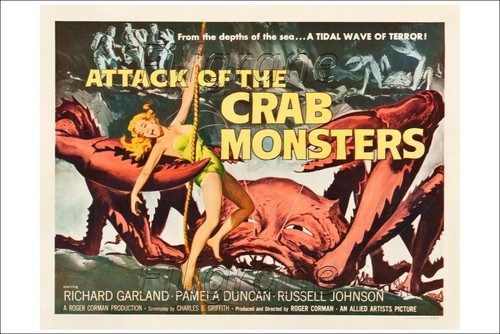 Attack the crab monsters - of,