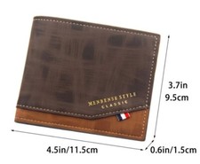 Portefeuille en Cuir de Grande