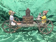 Vintage GONG TOYS Child's Bell Ringer Pull Toy