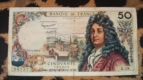 Billet francs racine - 50,
