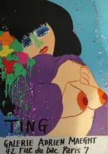 WALASSE TING, Affiche Lithographie – Galerie MAEGHT 1974, A SAISIR