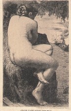 CP ILLUSTREE EAU FORTE JEUNE