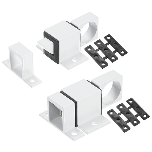 Loquet auto fermant alu - 2x, en