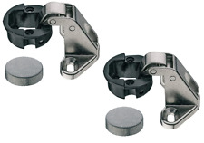 2x Glastürscharniere
