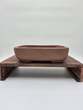 Pot à bonsaï rectangulaire 33 x 24,5 x 9 cm Marron