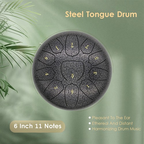 Inch steel tongue drum 11 - steel,