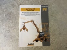 CASE POCLAIN PELLE SUR PNEUS 988 P4A plus  documentation brochure d epoque