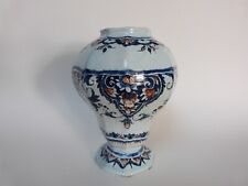 vase potiche en faïence de