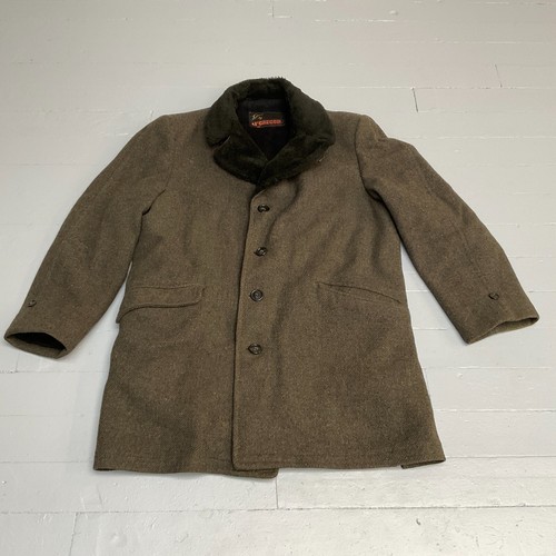 Manteau laine tweed - manteau, en