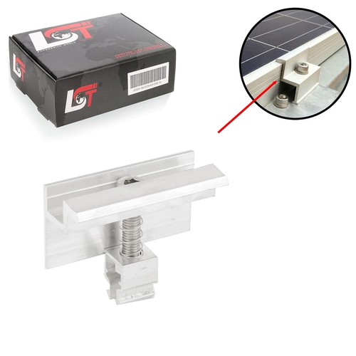 Connecteur argent alu - 4x,