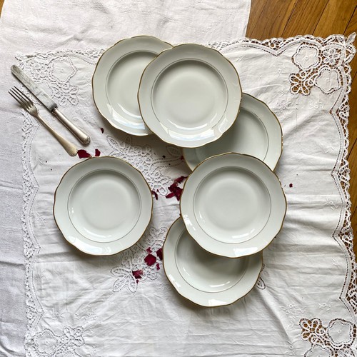Assiettes creuses ancienne - 6,