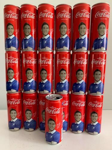 Lot canettes coca cola euro - 19,