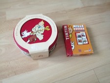 LOT BOITE TINTIN JEFF DE BRUGES + JEU MILLE BORNES TINTIN EXPRESS