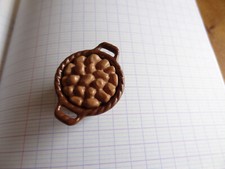 PLAYMOBIL PANIER MARRON FONCE ET POMMES DE TERRE 30096880 30096850