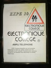 kit electronique ampli telephonique EXPE 10 avec circuit imprimé