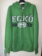 Grosse Veste Capuche Ecko 1972 Full Zip Vert Streetwear Vintage Taille XL Street