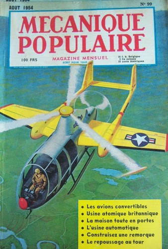 Revue mecanique populaire - revue,