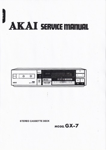 Service manuel instructions - service,