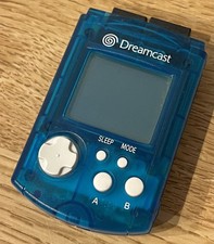 VISUAL MEMORY AQUA BLUE SEGA