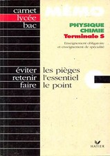 Physique, chimie, terminale S