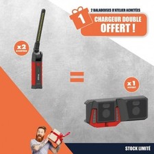 Lot de 2 baladeuses d'atelier