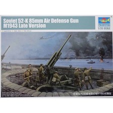 Maquette Canon Soviet 52-k 85mm Air Defense Gun M1943 Late Version Trumpeter 023