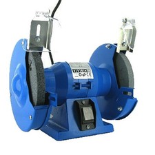 150MM ÉLECTRIQUE TOURET D'AFFÛTAGE 230V 150W MOTEUR ACIER DOUBLE MEULES U118