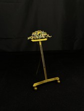 Antique Art Nouveau Brass Menu Holder Belle Époque Card Stand c1900