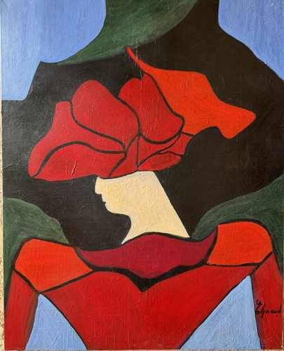 Tableau contemporain abstrait