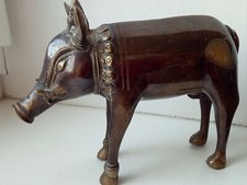 SCULPTURE PHACOCHERE EN BRONZE