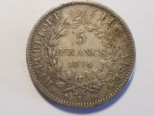 MONNAIE ARGENT  5 FRS HERCULE