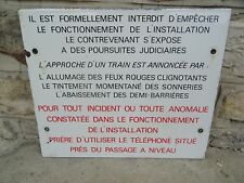  plaque emaillée NEUHAUS SNCF