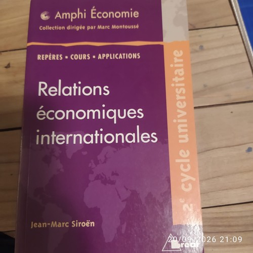 Relations economiques - relations,