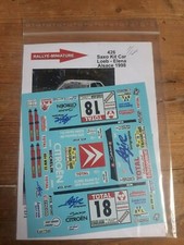 DECALS 1/18 REF 426 Saxo Kit